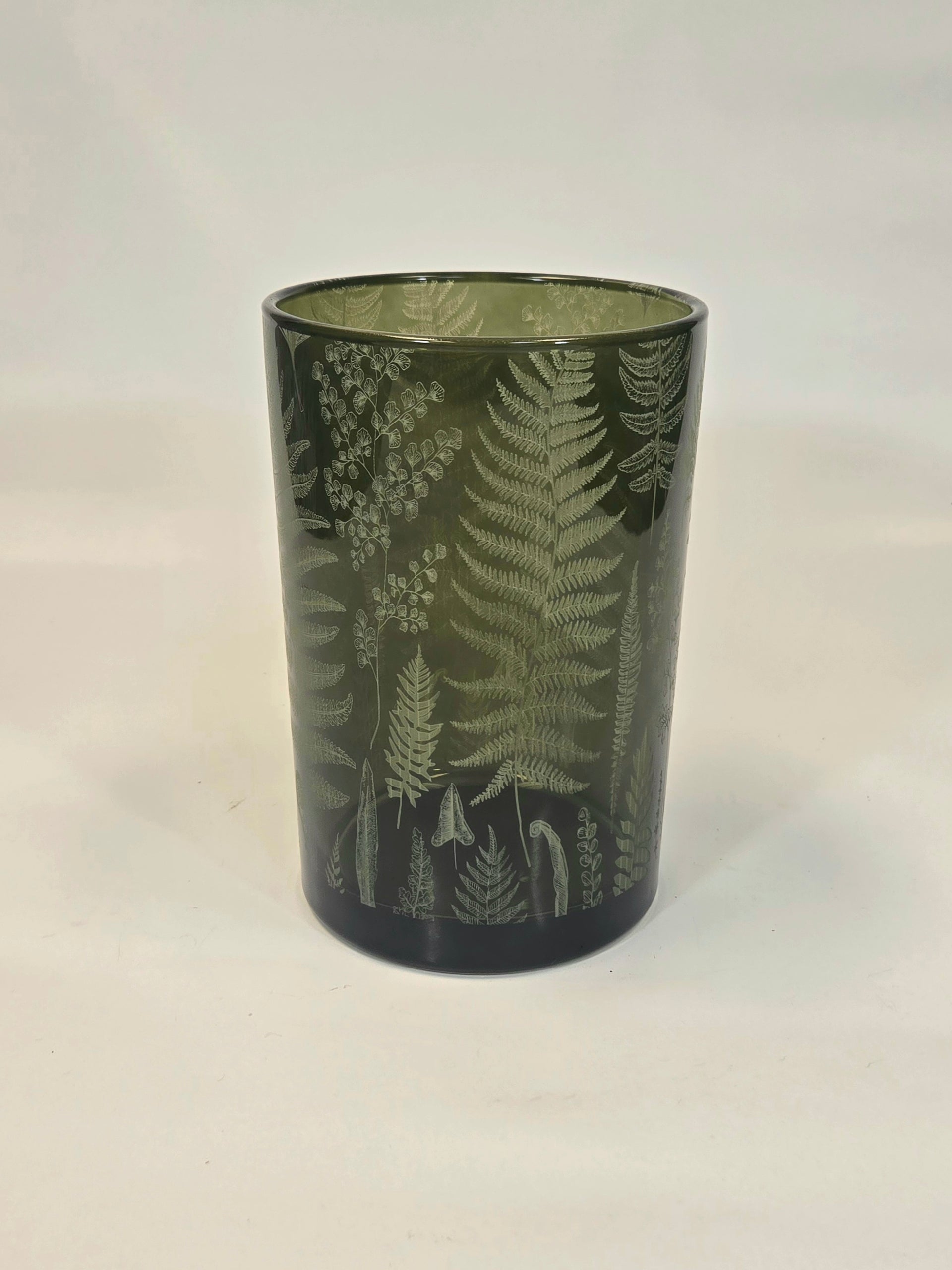 Green Leaf Candle Holder 4.5"x7" Melrose 11200
