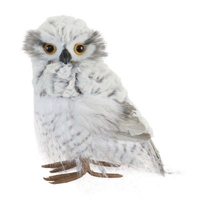 Foam and Faux Fur Owls Melrose 12837