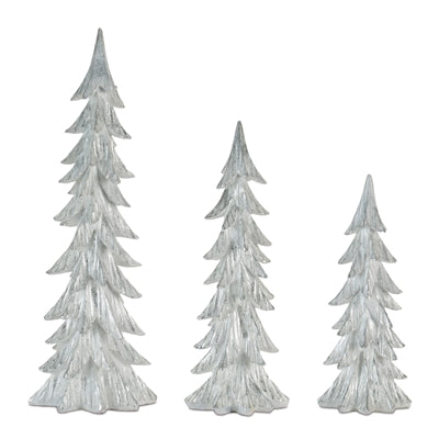 Silver/White Tree Decor Melrose 13481