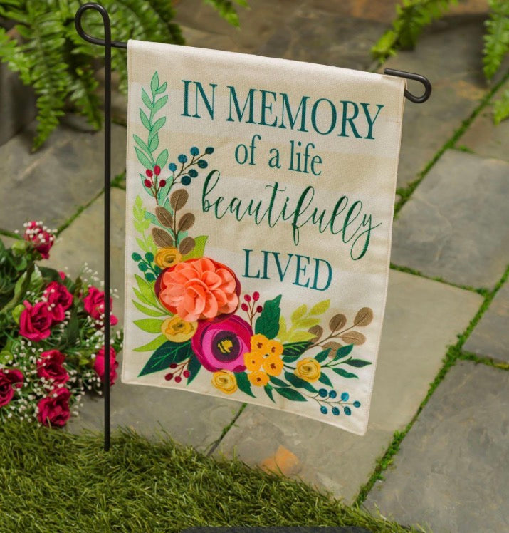 In Memory Flag Evergreen 14B9485