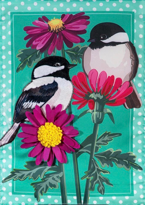 Chickadee Flag Evergreen 1610220