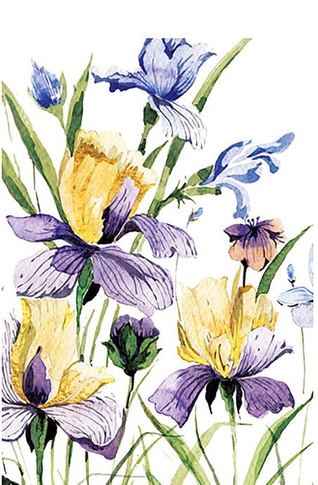 Golden Lilac Applique Flag Evergreen 1610237
