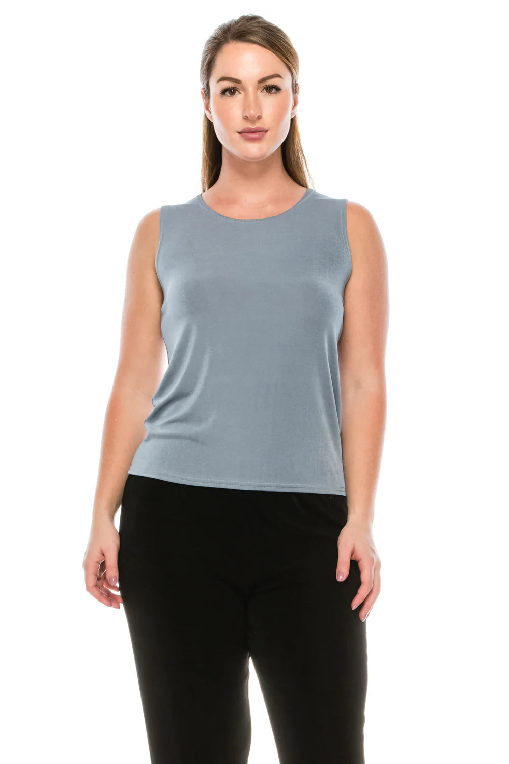 Grey Classic Round Neck Classic Tank Top Jostar 2011BN-TRS1