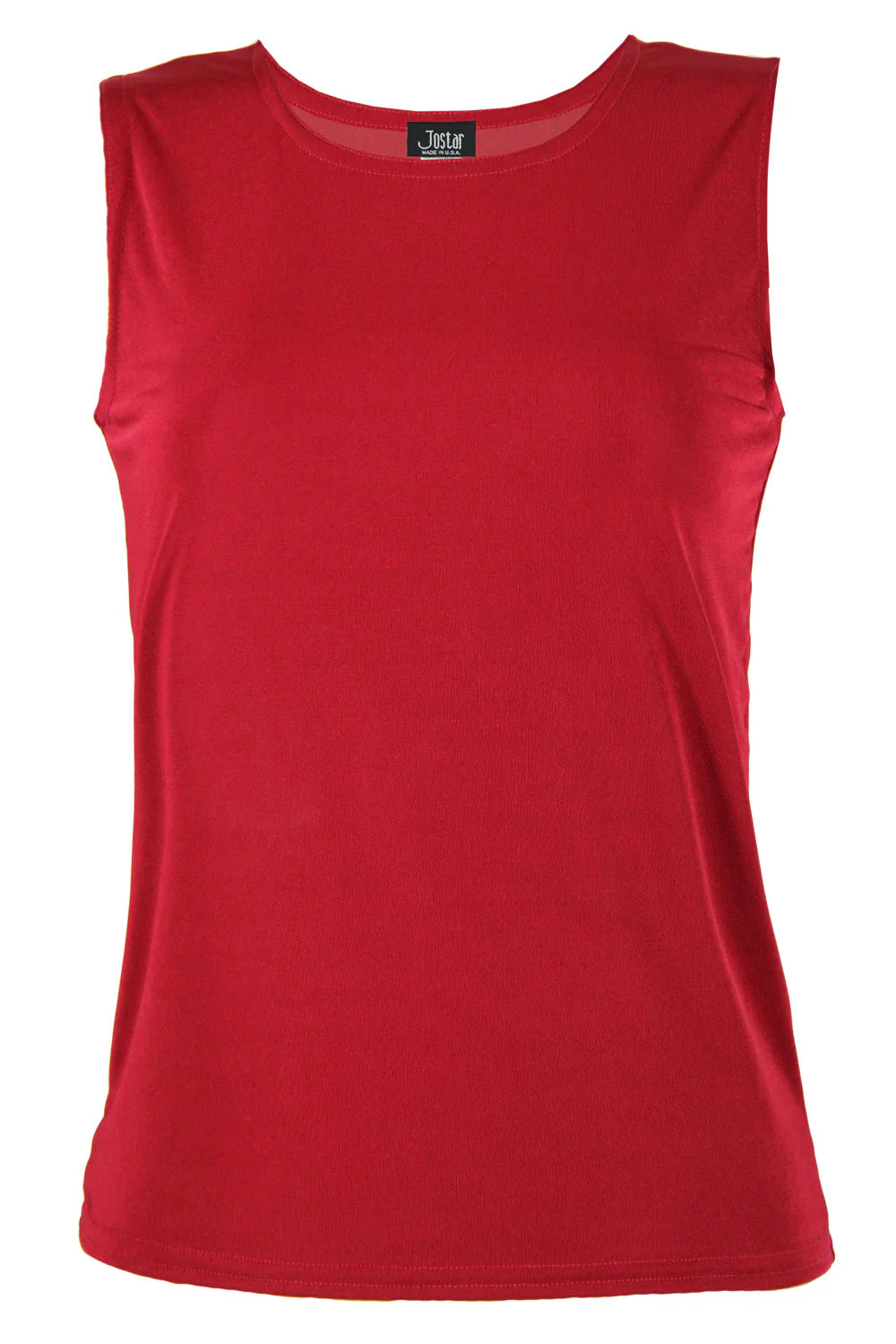 Red Classic Round Neck Tank Jostar 2011BN-TRS1-RED