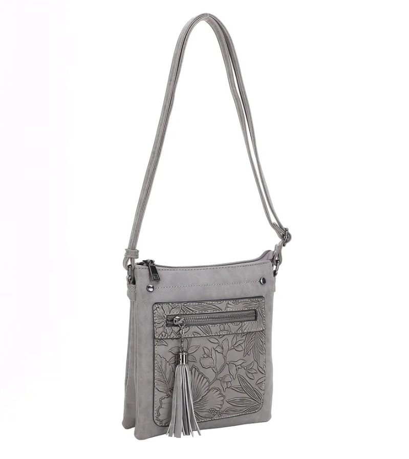 Sara Grey  Cross Body with Tassel Liz Soto Handbags 3300