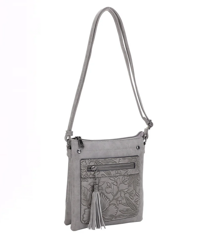 Sara Grey  Cross Body with Tassel Liz Soto Handbags 3300