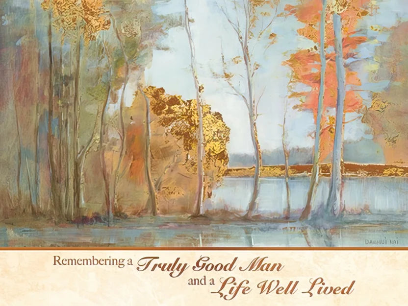 Remembering a Truly Good Man... Card Leanin Tree 47776