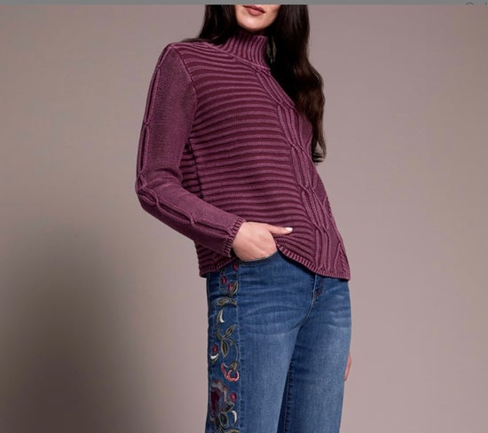 Passion Plum Sweater Tribal 59350-4632-2034