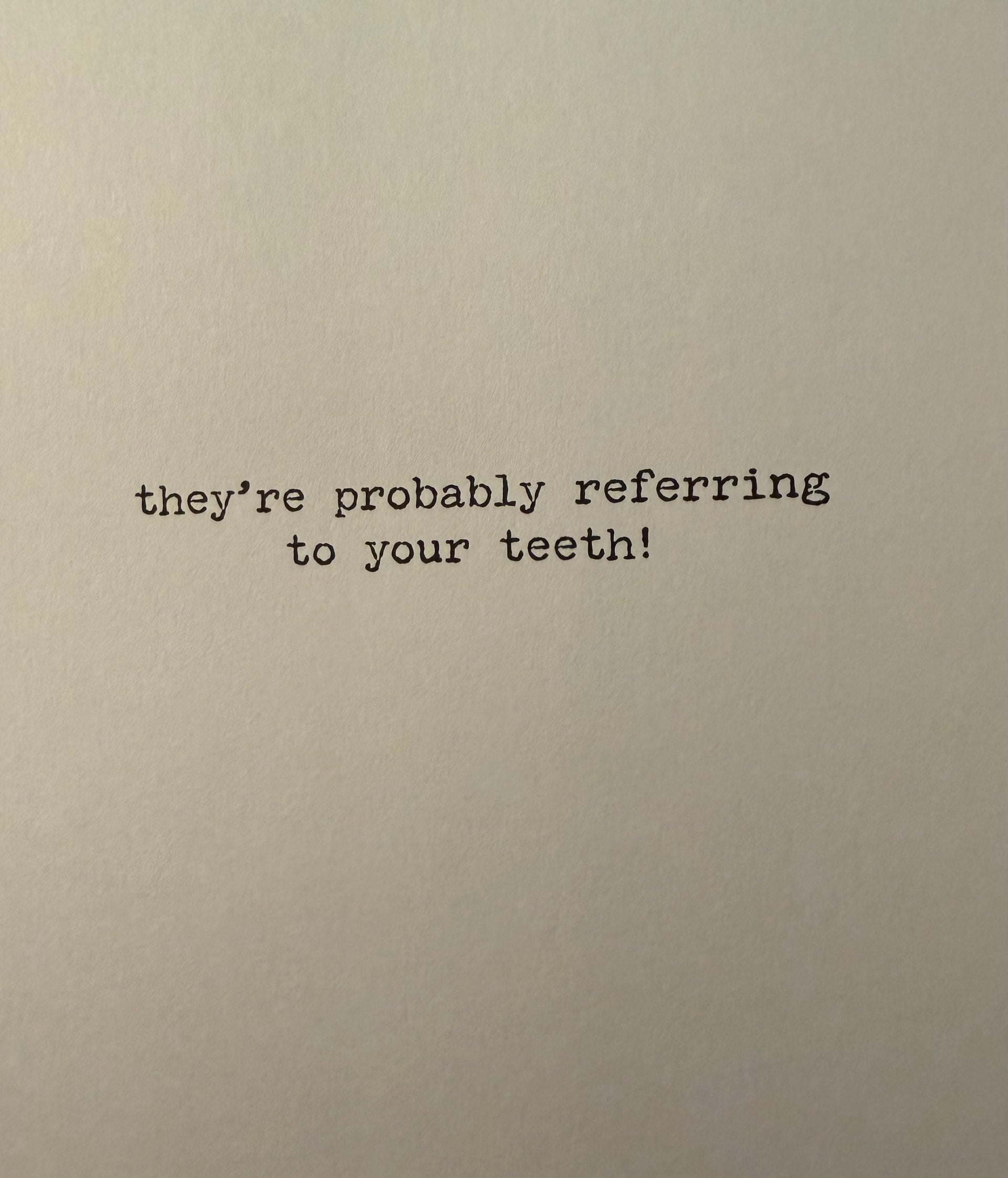 Those Are Real Trash Talk by Annie Card 70379