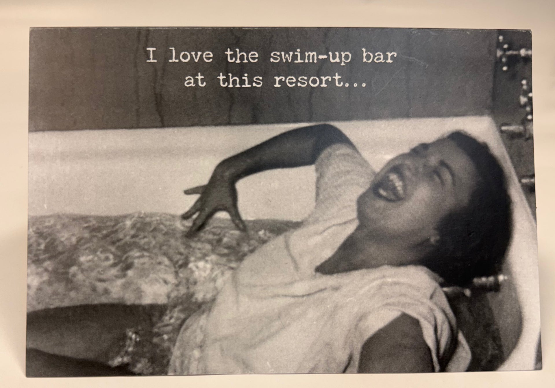 Swim Up Bar Trash Talk by Annie Card 73709