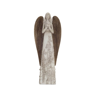 Resin Angel w/ Smaller Floral Melrose 74071