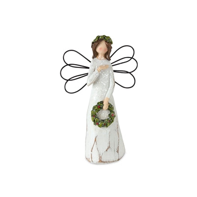 Angel With Wreath Decor Melrose 80561