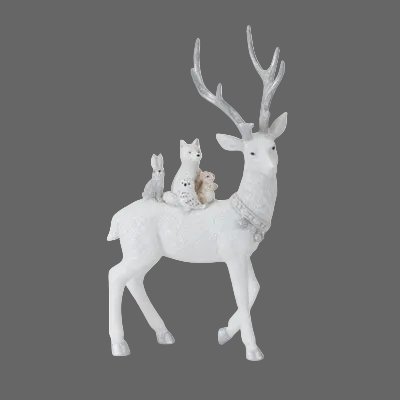 Standing Deer With Animals Melrose 81549