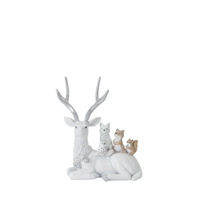 Sitting Deer With Animals Melrose 81549
