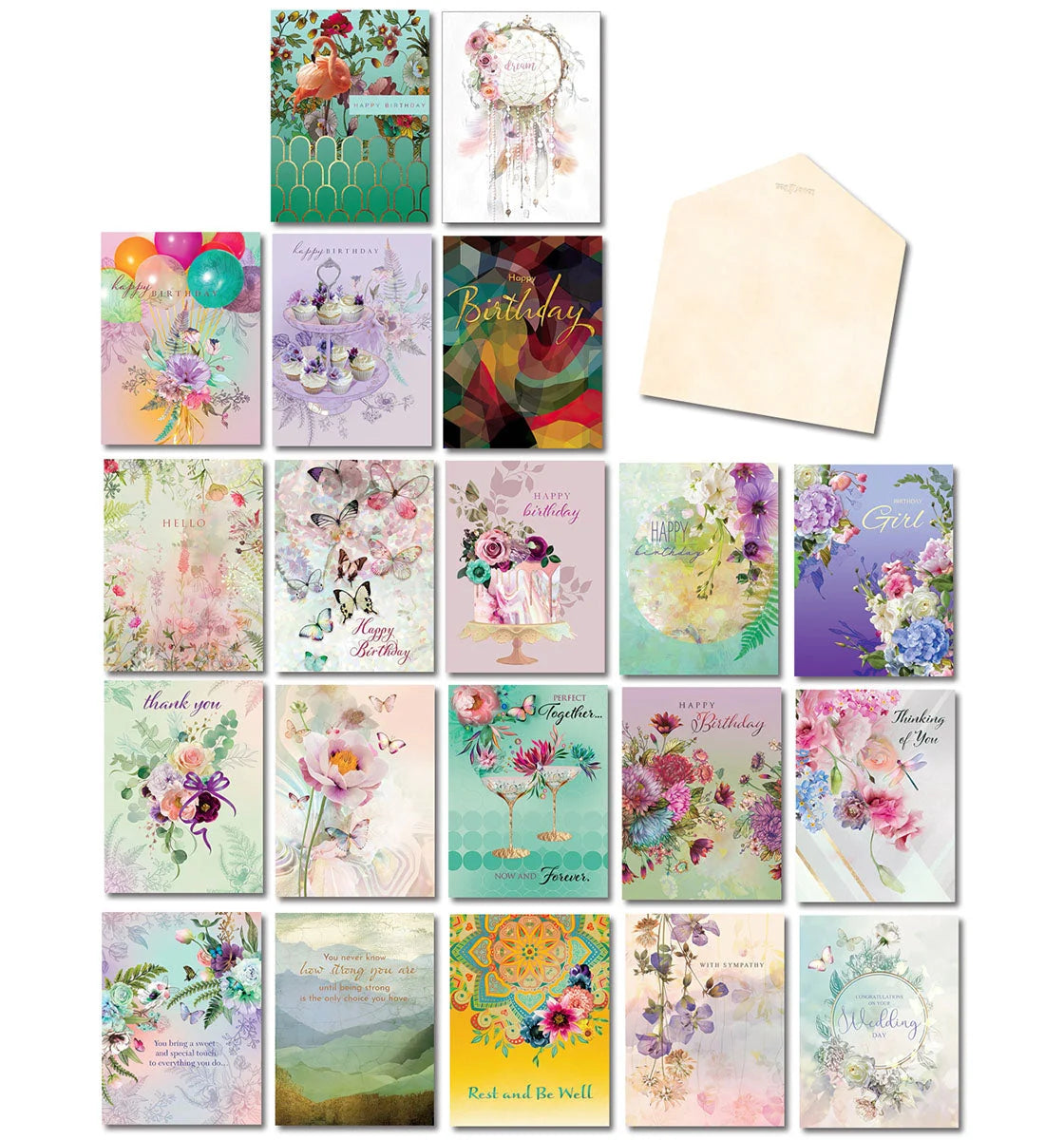 A Formal Affaire Greeting Card Assortment Package Leanin Tree AST90818