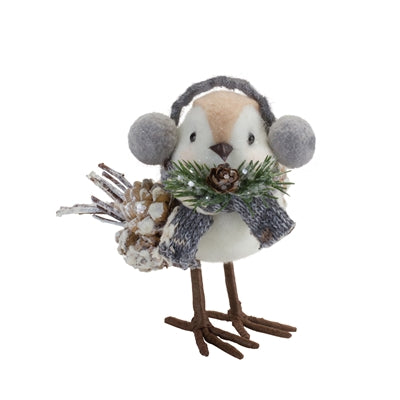 Right Facing Winter Bird Decor Melrose 91243