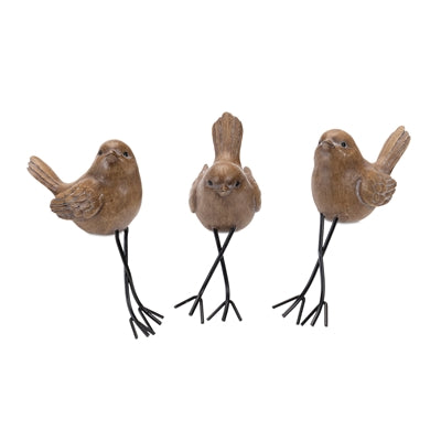 Wood Bird Shelf Sitter Melrose 92371