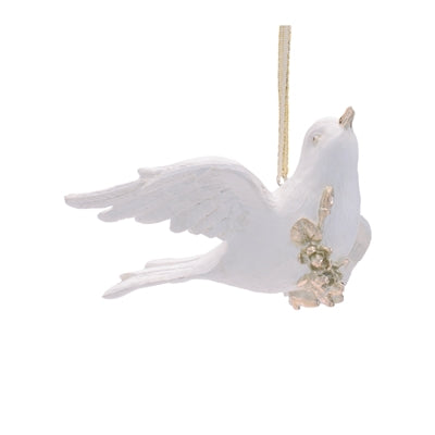 Resin Dove Ornament (Upward) Melrose 97129