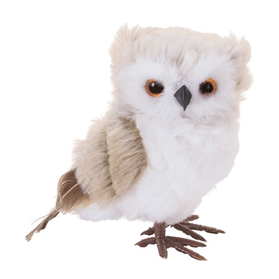 Faux Fur Owl Decor (Right Facing) Melrose 98407