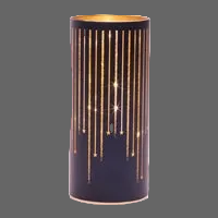 Glass Luminary w/ 6hr Timer Melrose 98460