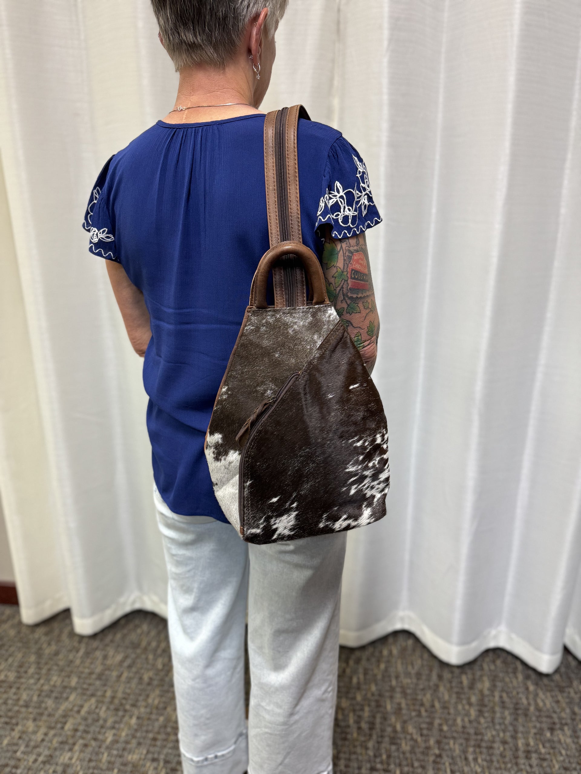 Backpack Hair On Leather Handbag American Darling ADBG996A