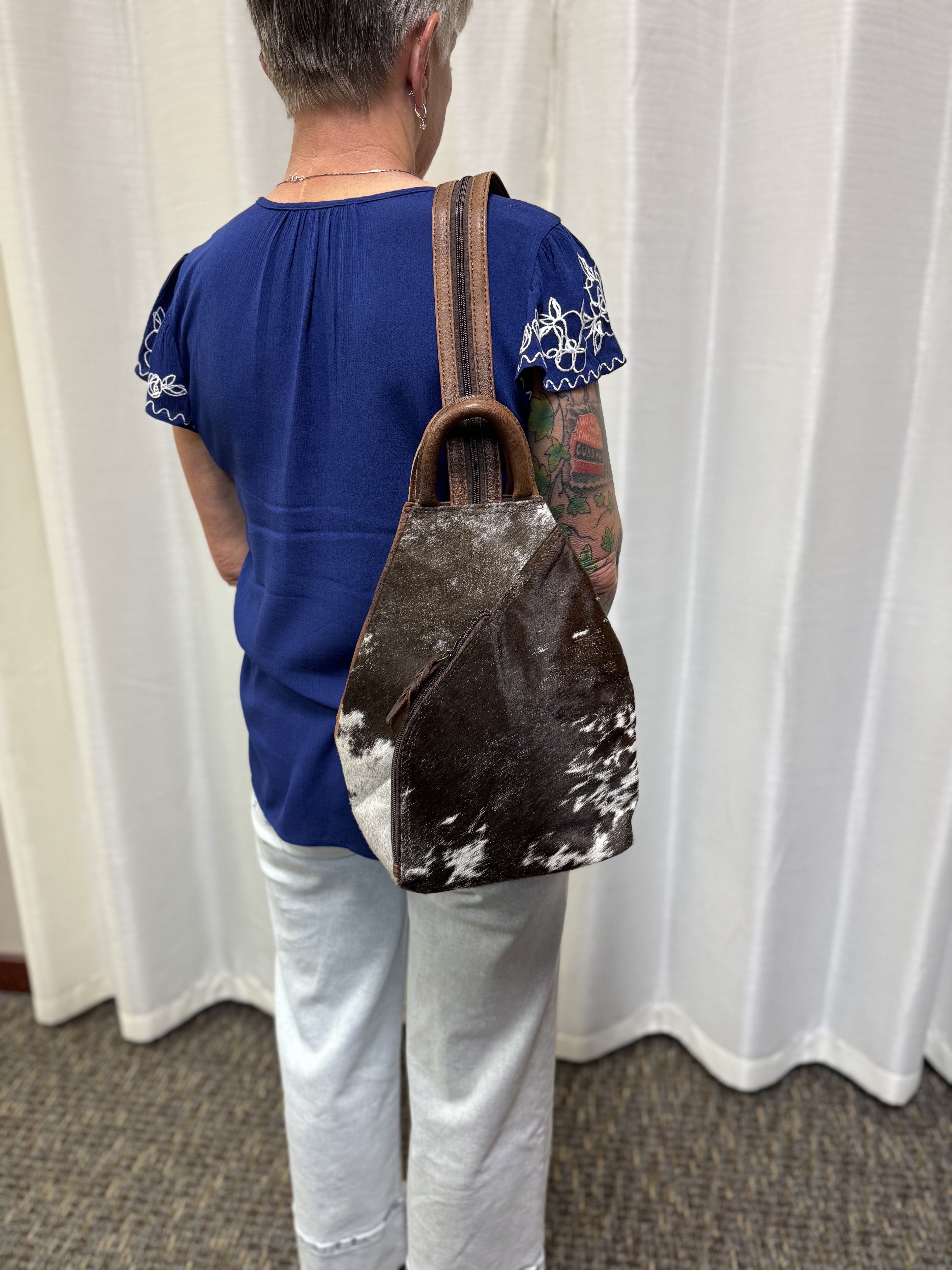 Backpack Hair On Leather Handbag American Darling ADBG996A