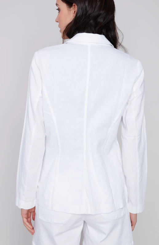 Black Long Sleeve Blazer Charlie B C6361-229B-001