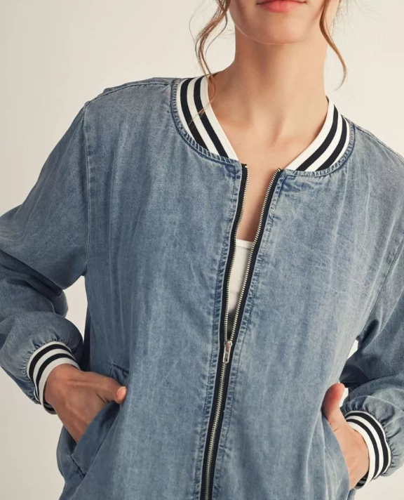Denim Top Jodifl H42040-1-TOP