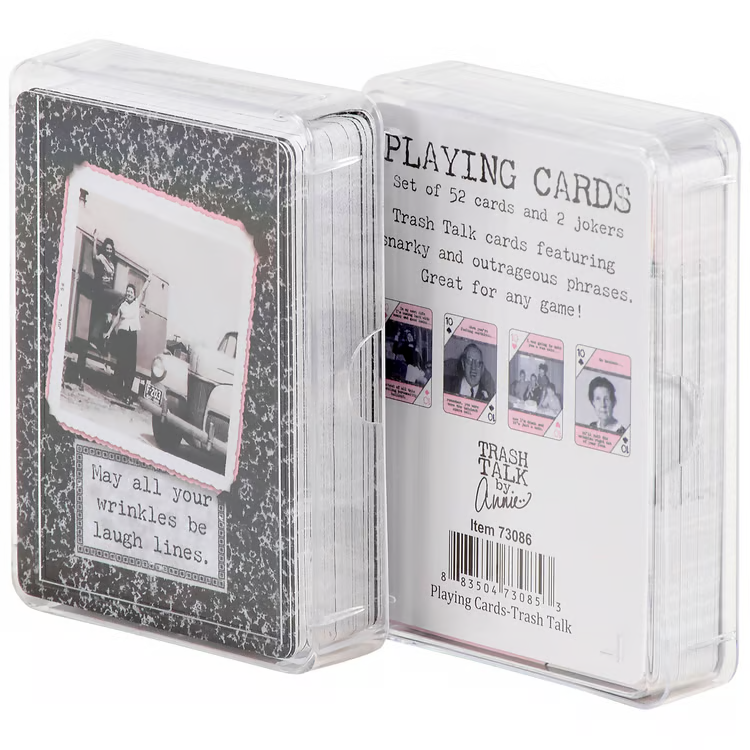 Playing Cards Trash Talk by Annie 73086