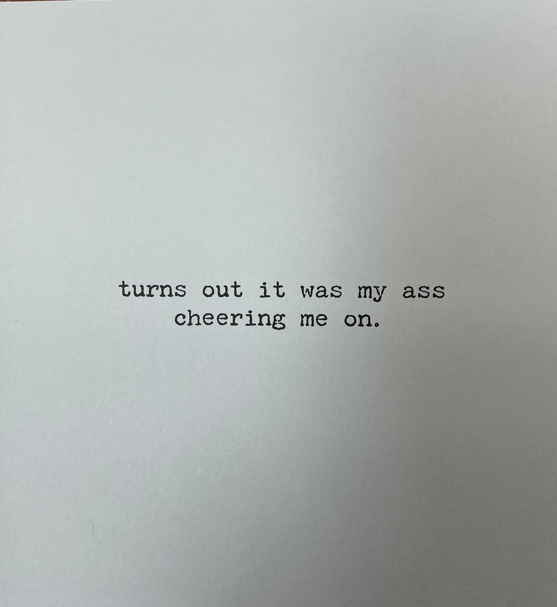 JOG Today Greeting Card Trash Talk by Annie 73124
