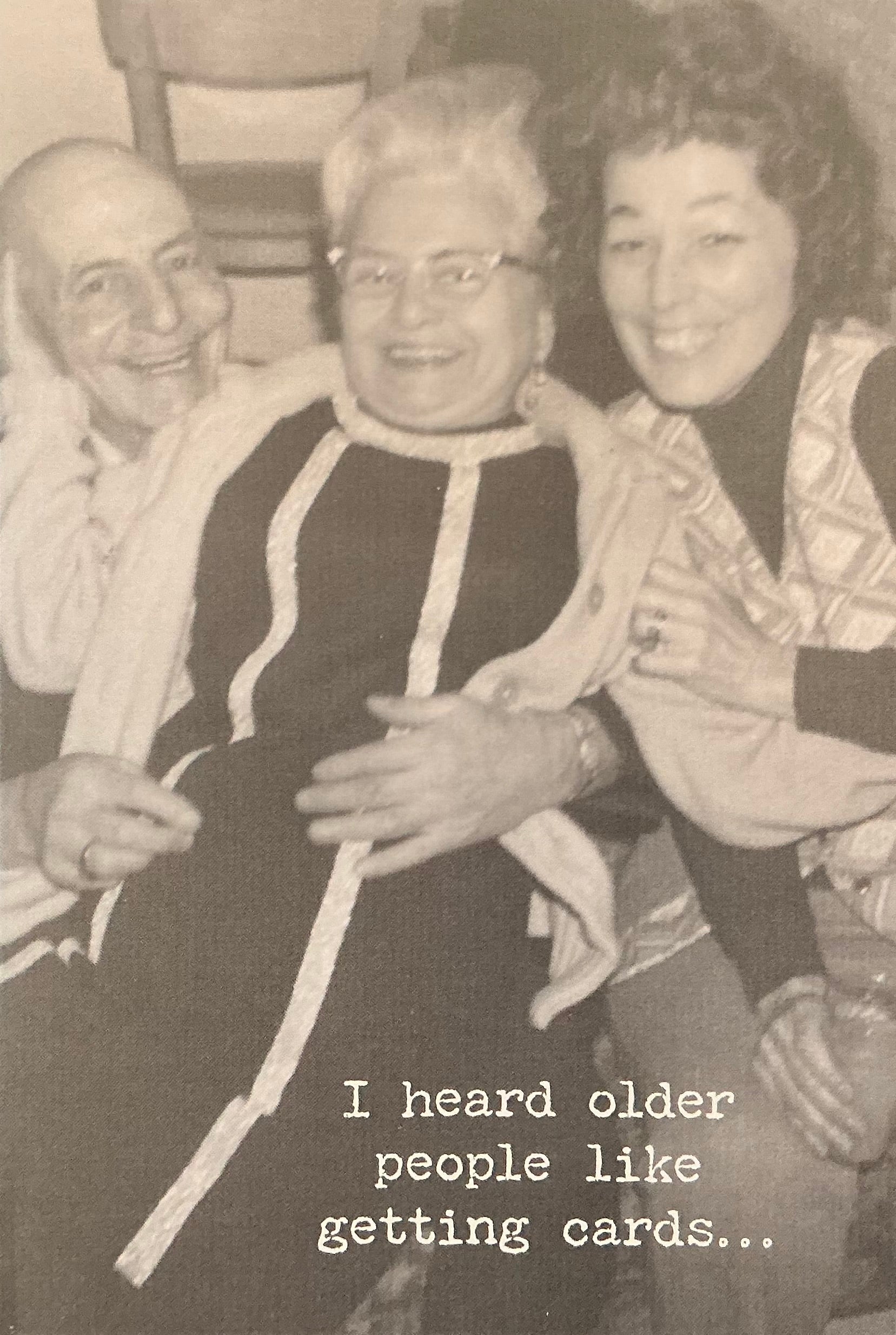 Older People Trash Talk by Annie Card 73511