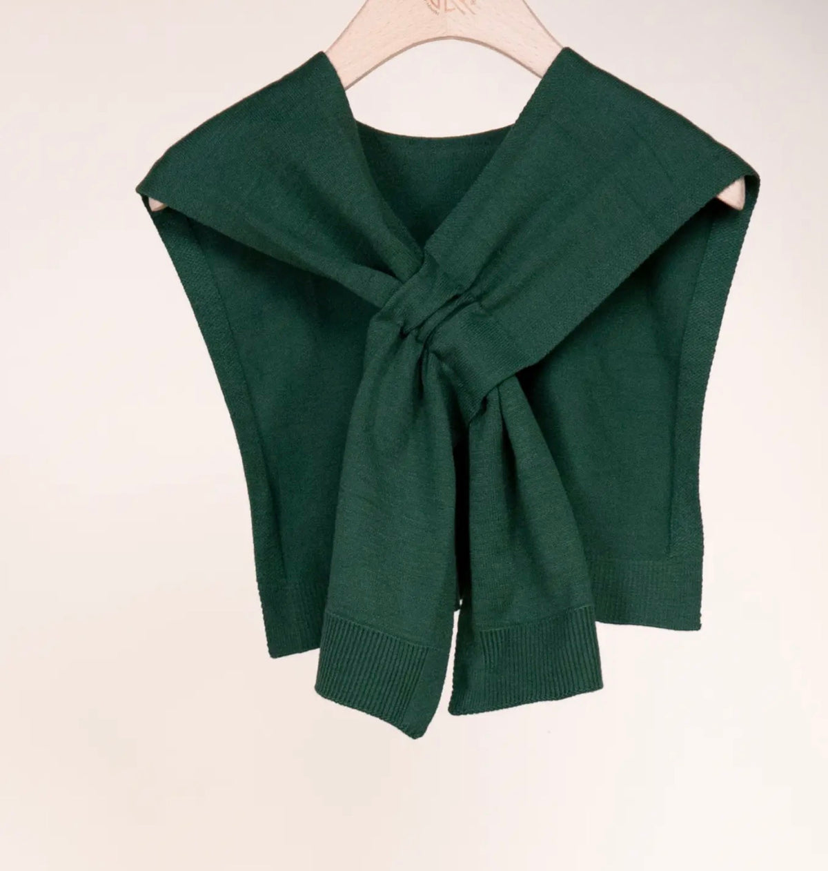Solid Preppy Mock Sweater Wrap Original USA fs40196-BD