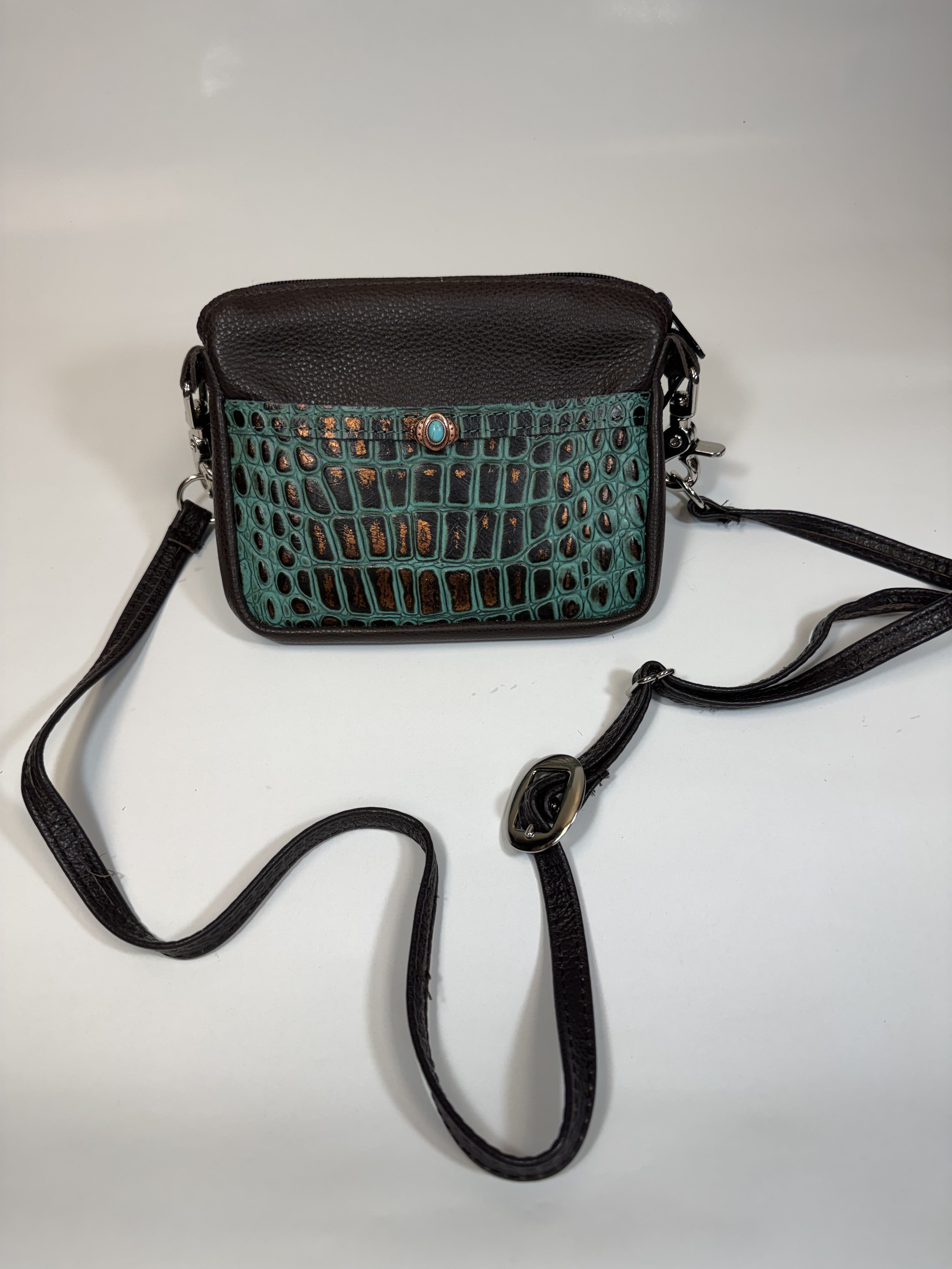 Joey Side Cell Copper and Jade Hip Bag Co