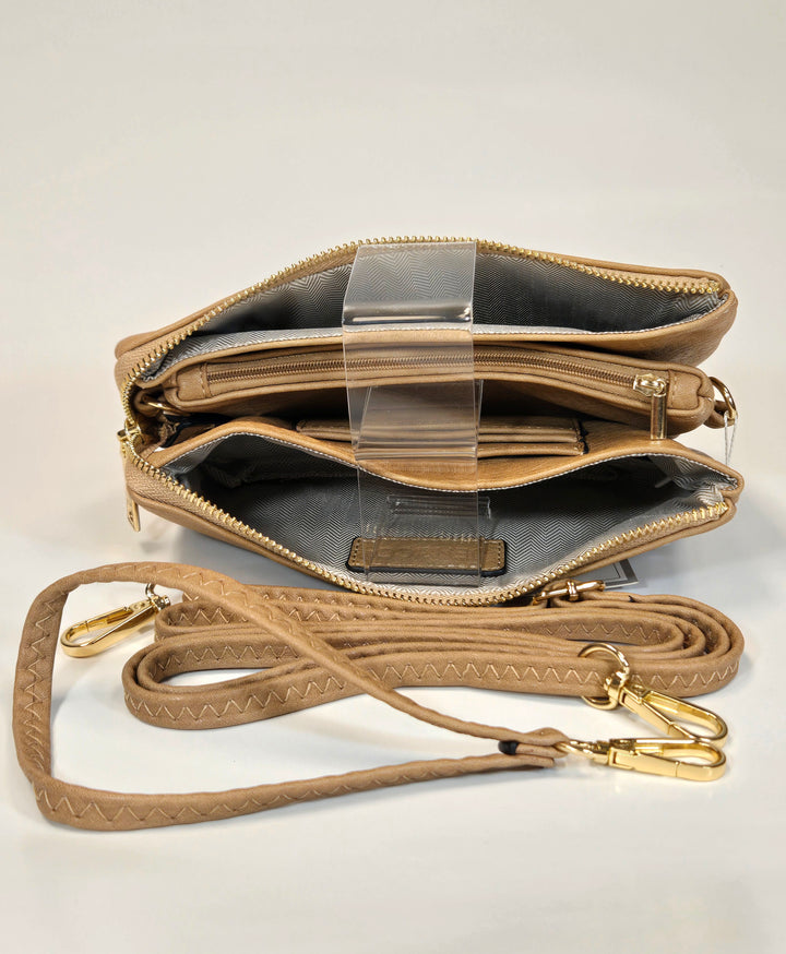 Riley Moche Tan Bag Jen & Co M013-MC