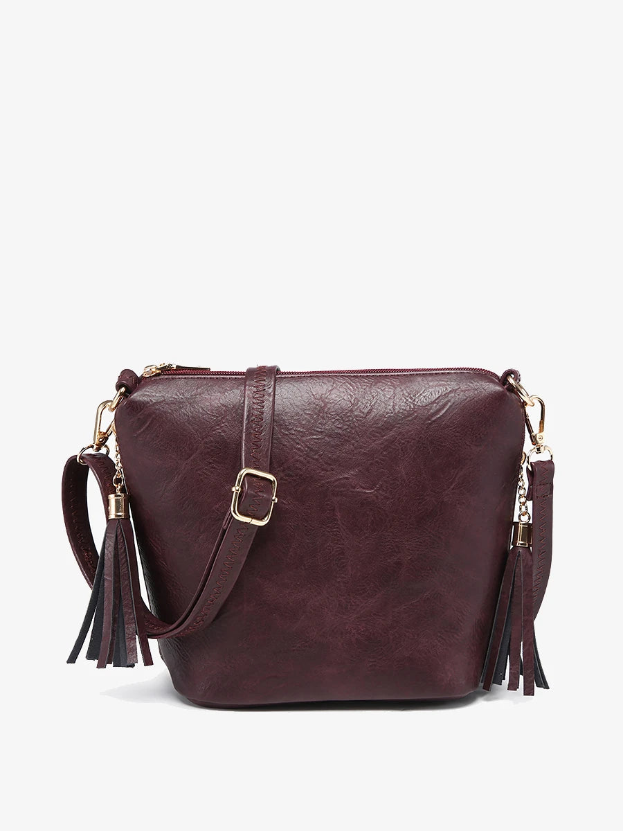 Deep Purple Dylan Crossbody Bag | Jen & Co - M1766-D.PP