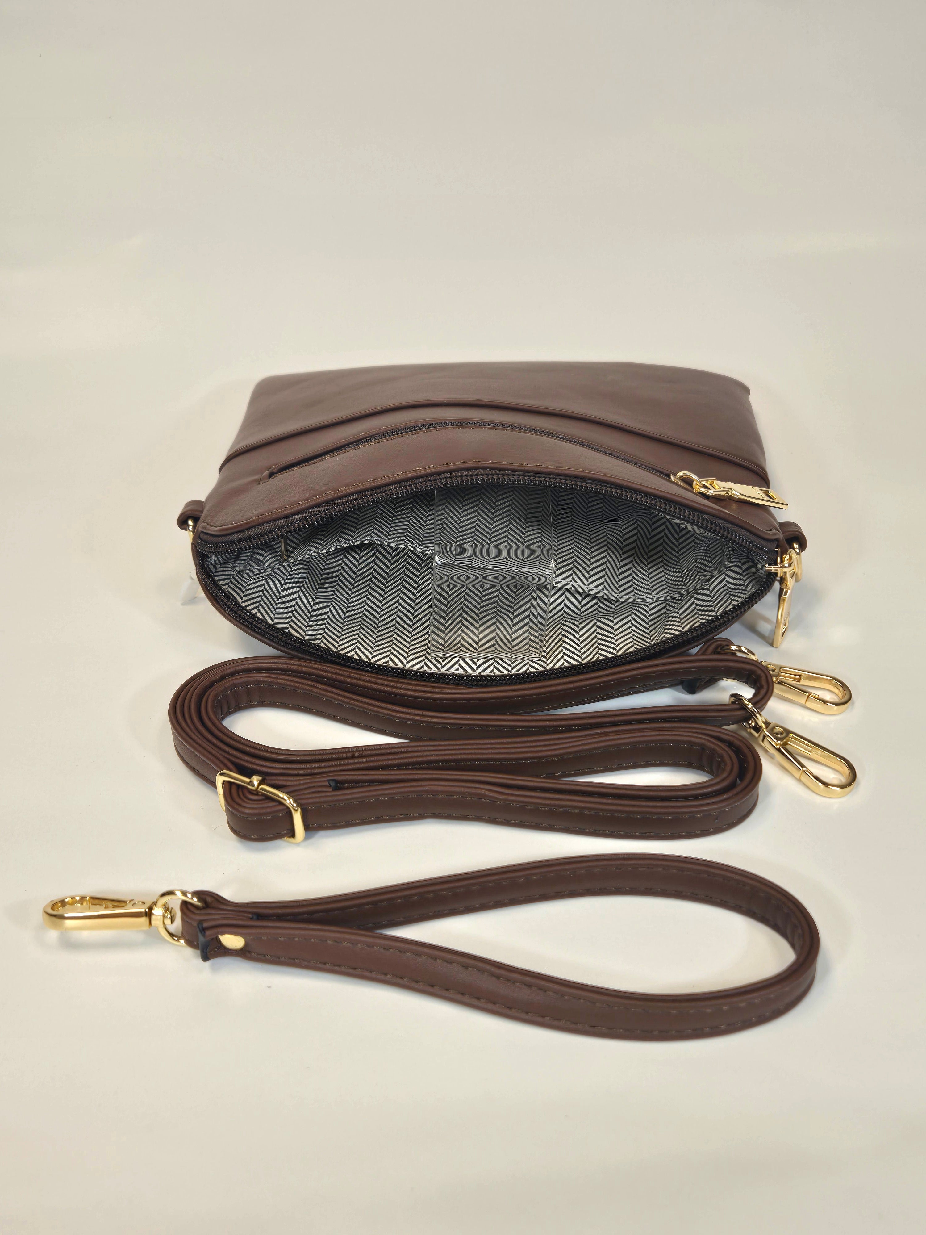 Tara Dark Chocolate Bag Jen & Co M1785
