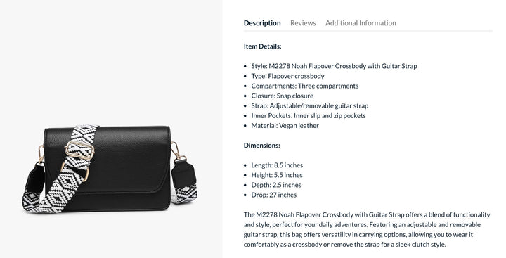 Noah Bag Jen & Co M2278-HGN