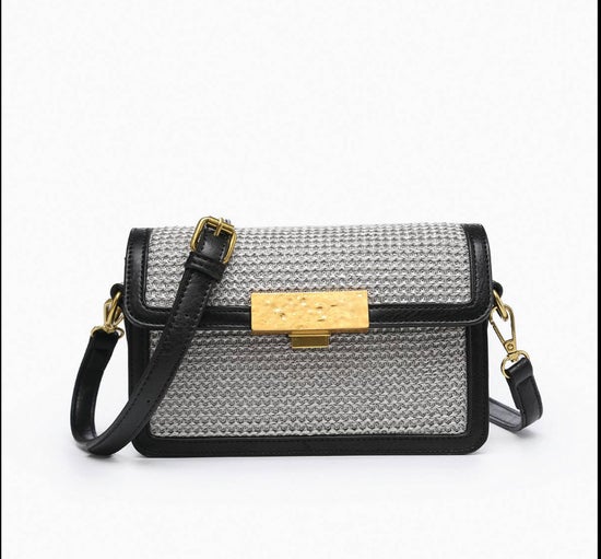 Grey/Black Bag Jen & Co M2313STGYBK