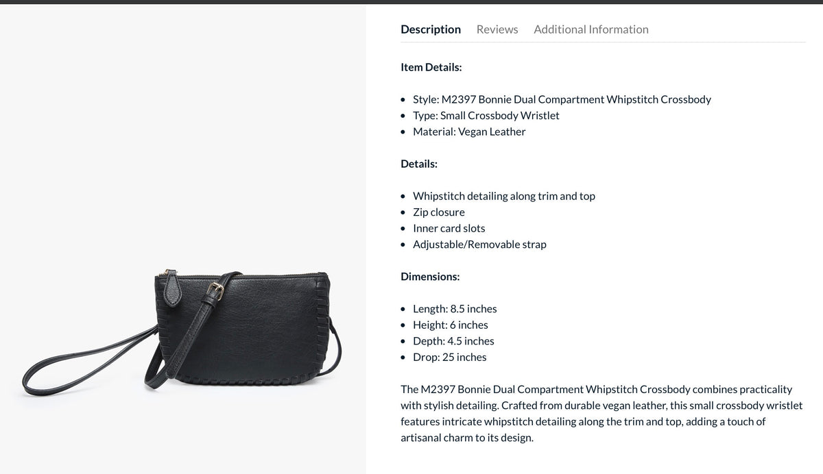 Bonnie Tan Bag Jen & Co M2397