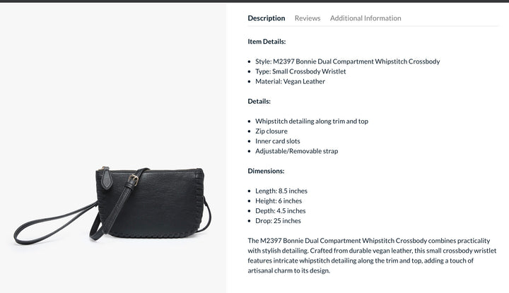 Bonnie Tan Bag Jen & Co M2397