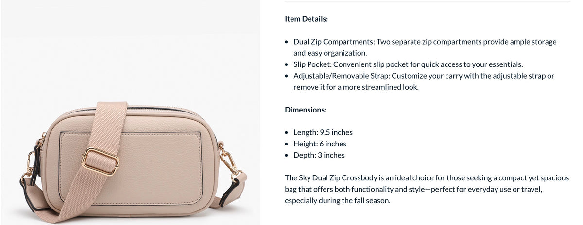 Sky Dark Slate Bag Jen & Co M2531