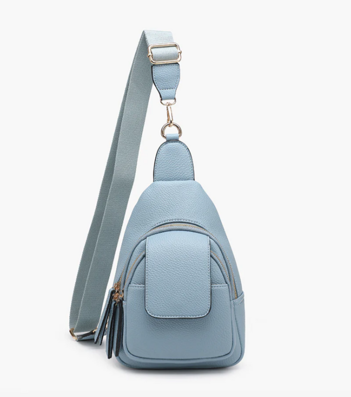 Sophia Bag Dusty Blue Jen & Co M2532