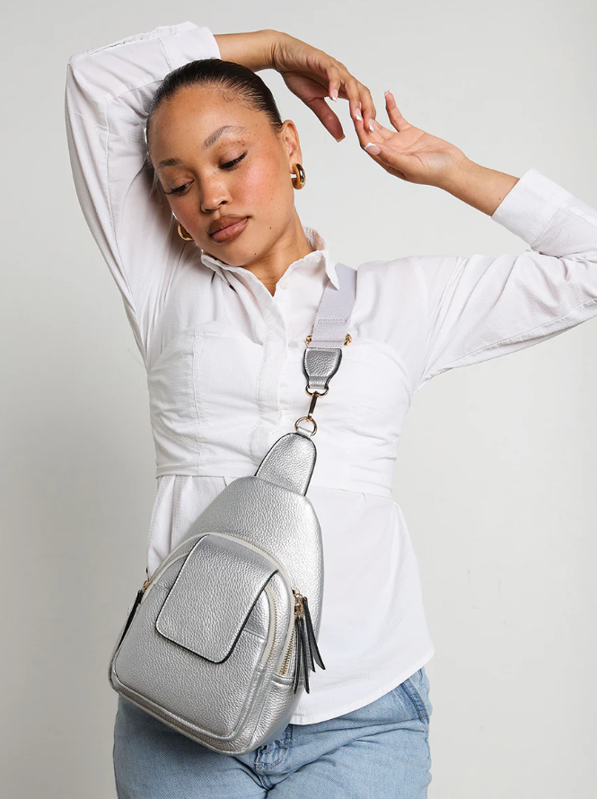 Sophia Bag Dusty Blue Jen & Co M2532