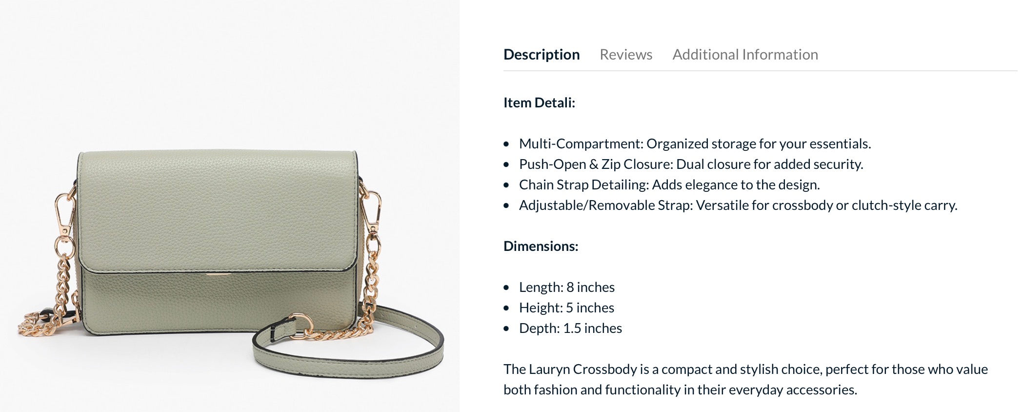Lauryn Bag Nude Pink Jen & Co M2589