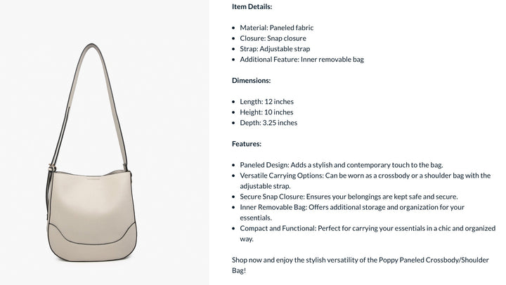Poppy Jen & Co Bag M2615-LGY
