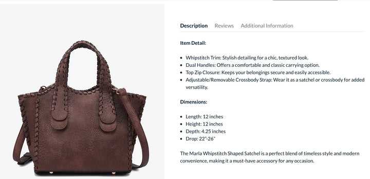 Marla Jen & Co Bag M2683-CC.PRL