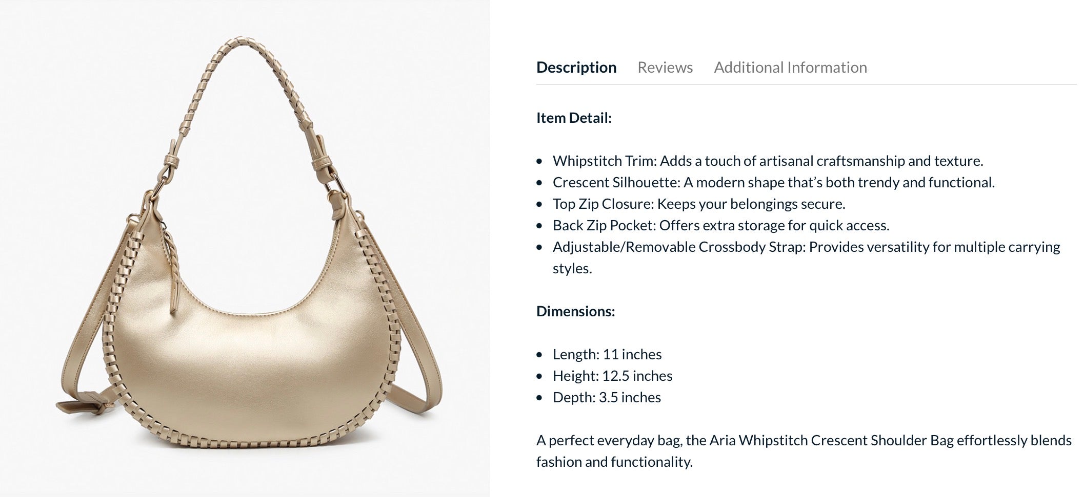 Aria Jen & Co Bag M2723-CHAMP