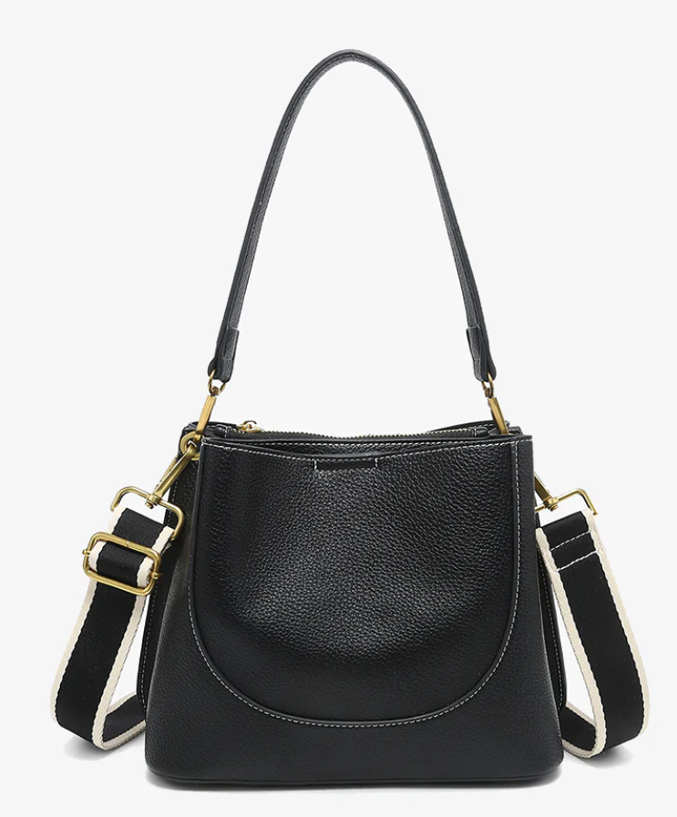 Corinna Vegan Leather Bucket Bag for Women Jen&Co