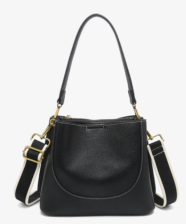 Corinna Vegan Leather Bucket Bag for Women Jen&Co