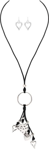 Cord Heart Bundle Rain Jewelry N2799S